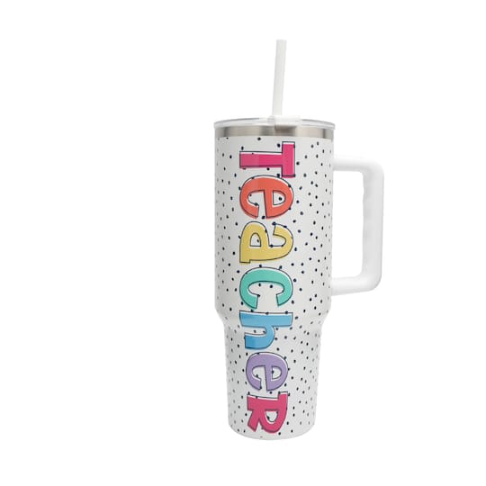 40oz. Teacher Stainless Steel Insulated Tumbler by Ashland®